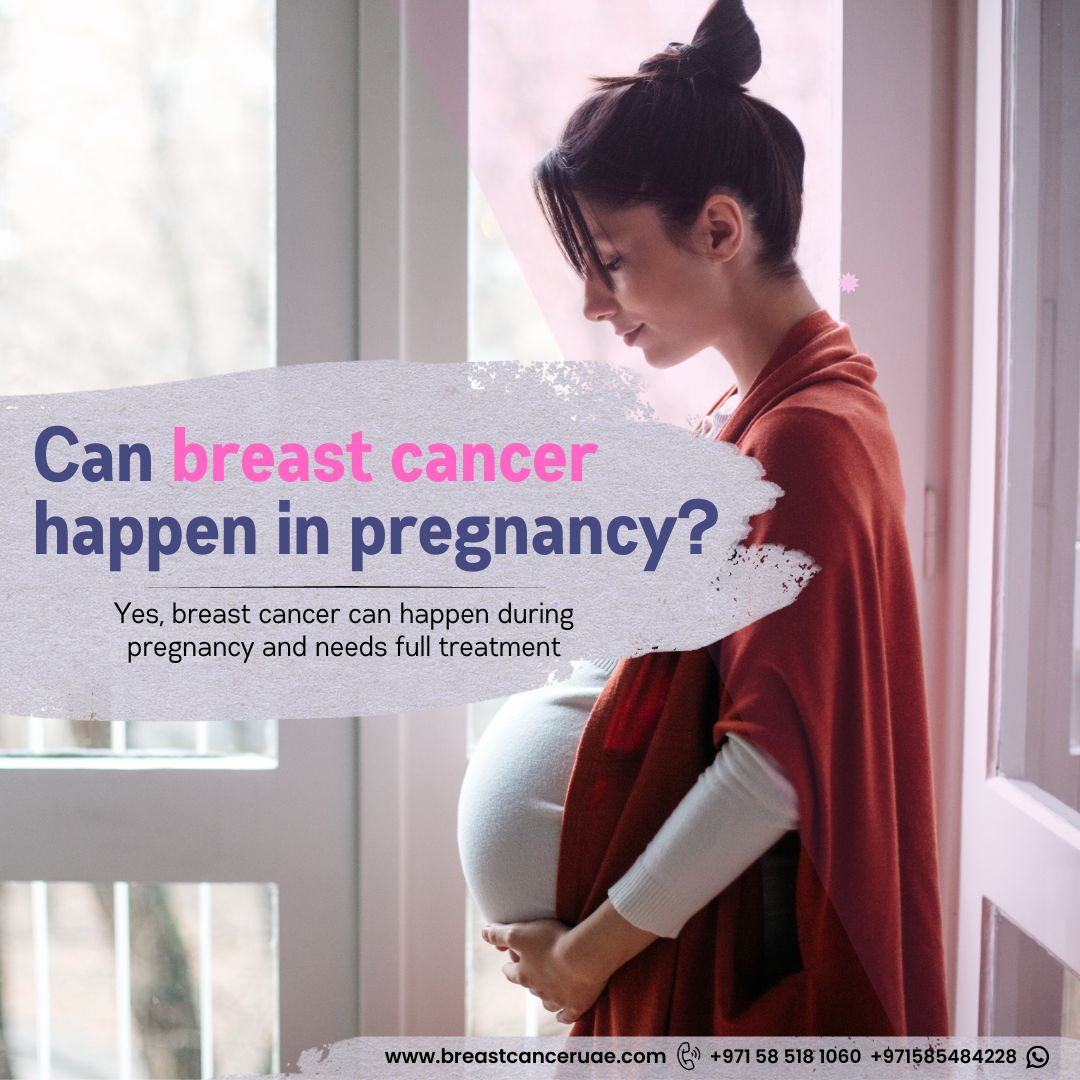 Breast cancer can happen during pregnancy and needs full treatment