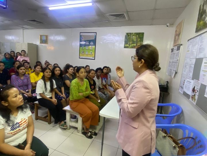 When the message is more important. Spreading the awareness in labour camps, knowing people understand themselves better, and being available for them when they need you. 